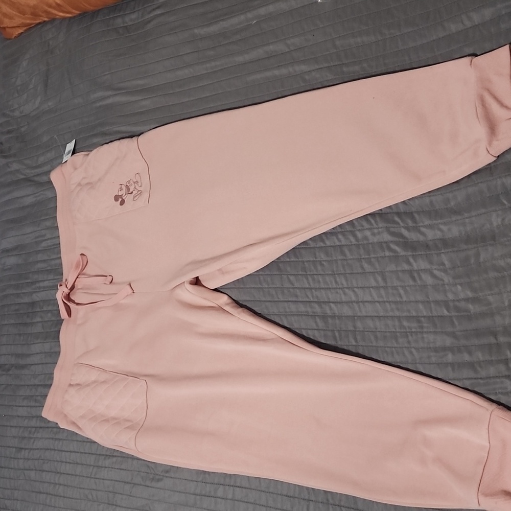 Disney Mickey Mouse quilted pocket sweat track pants 3x